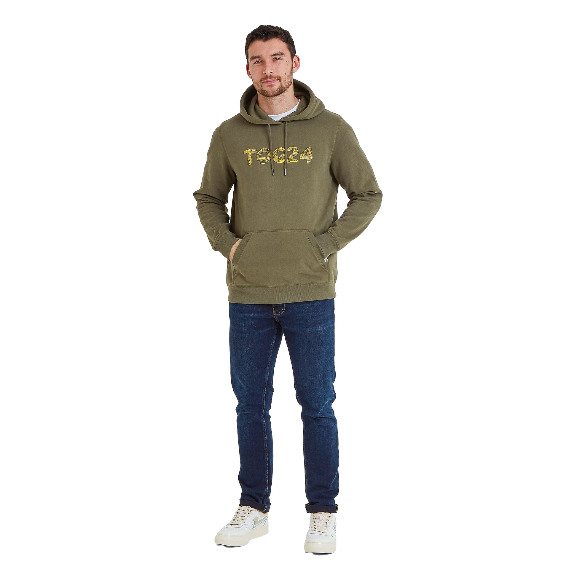 Khaki Green - Lifestyle - TOG24 Mens Luke Horton Hoodie