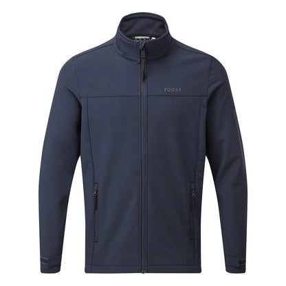 Navy - Front - TOG24 Mens Feizor Shower Resistant Soft Shell Jacket