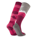 Raspberry - Back - TOG24 Unisex Adult Aleko Ski Socks