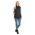 Black - Lifestyle - TOG24 Womens-Ladies Gibson Insulated Padded Gilet