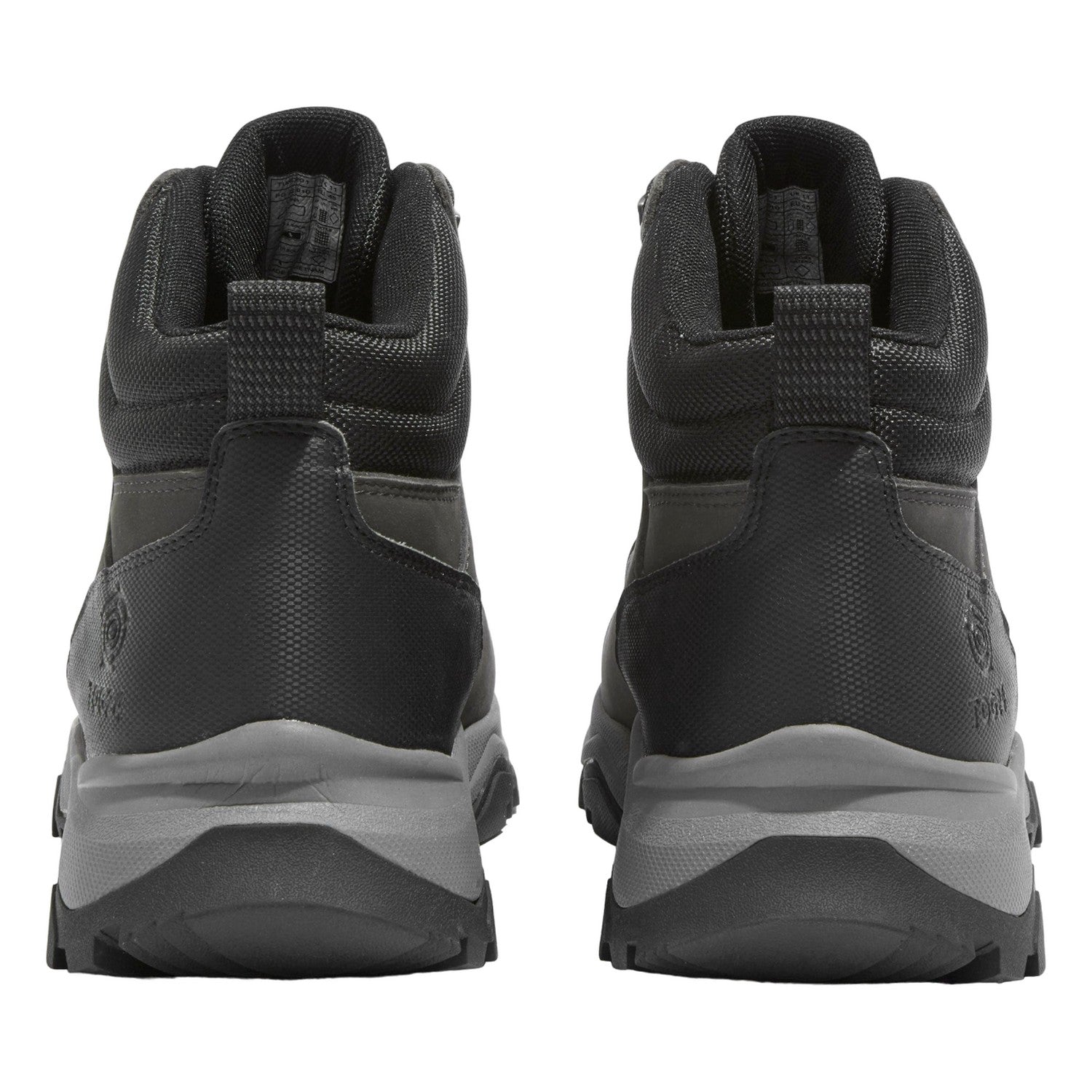 Grey - Close up - TOG24 Mens Tundra Leather Walking Boots