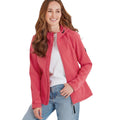 Sunset Coral - Side - TOG24 Womens-Ladies Keld Hooded Soft Shell Jacket