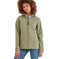 Sage Green - Side - TOG24 Womens-Ladies Keld Hooded Soft Shell Jacket