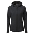 Black - Front - TOG24 Womens-Ladies Keld Hooded Soft Shell Jacket