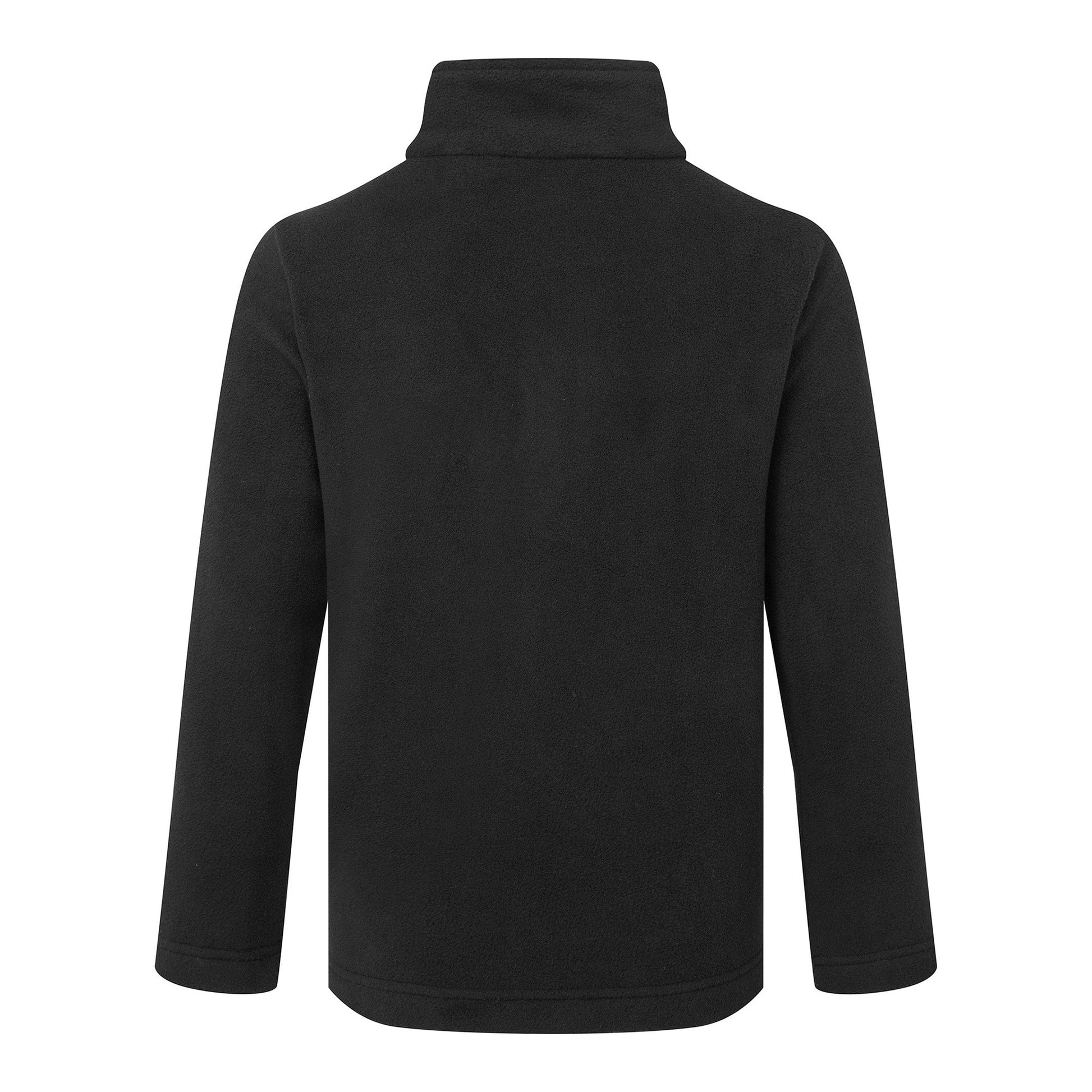 Black - Back - TOG24 Childrens-Kids Toffolo Zip Neck Fleece Top
