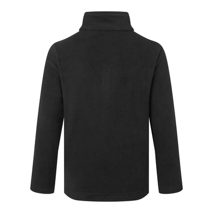 Black - Back - TOG24 Childrens-Kids Toffolo Zip Neck Fleece Top