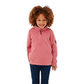 Playful Pink - Side - TOG24 Childrens-Kids Toffolo Zip Neck Fleece Top