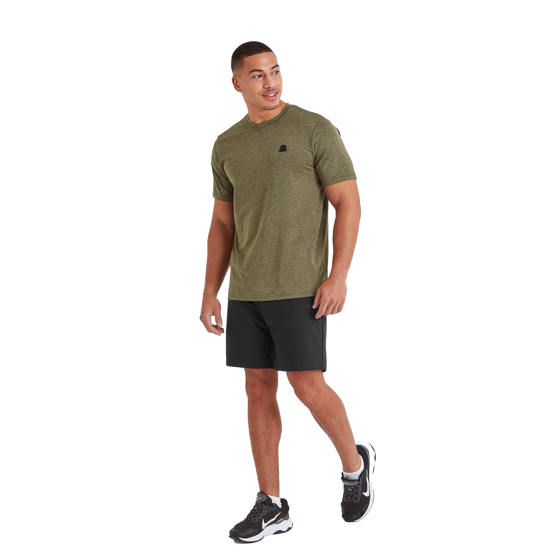 Khaki Marl - Lifestyle - TOG24 Mens Trudge Technical T-Shirt