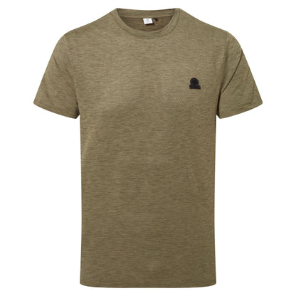 Khaki Marl - Front - TOG24 Mens Trudge Technical T-Shirt