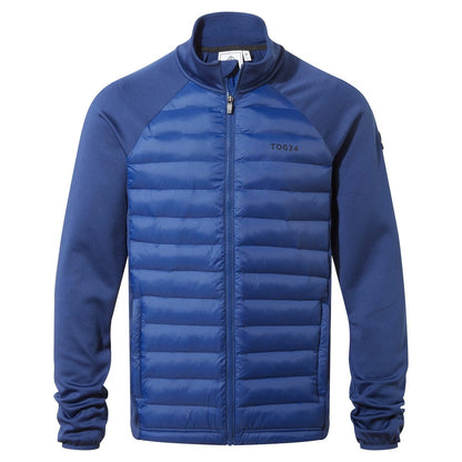 Night Blue - Front - TOG24 Mens Vasey Insulated Hybrid Jacket