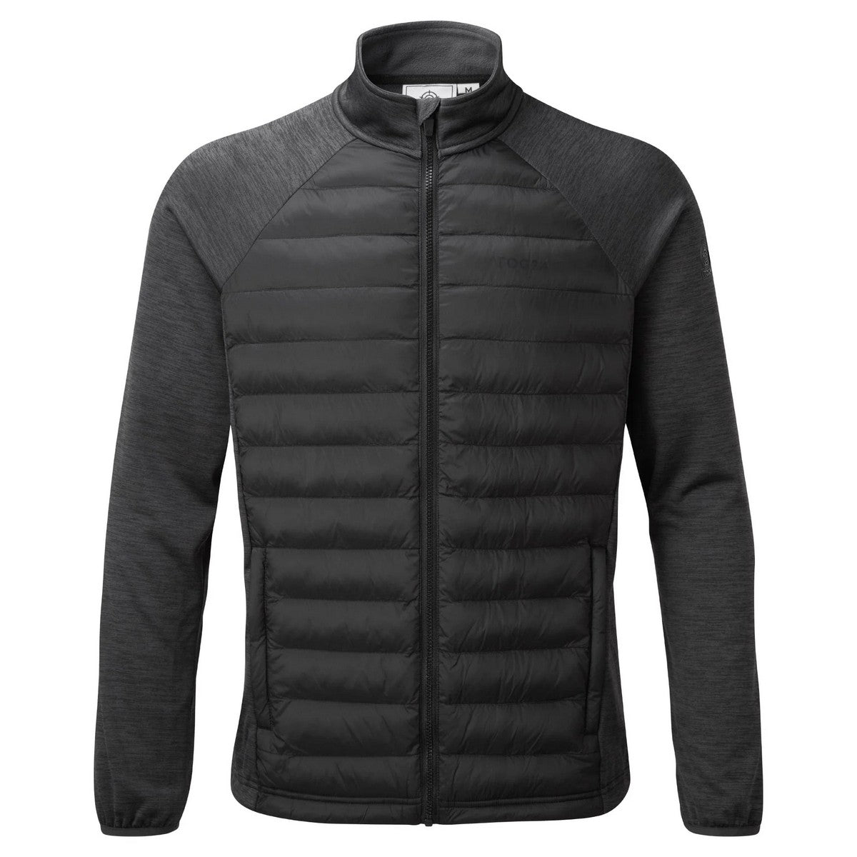 Black - Front - TOG24 Mens Vasey Insulated Hybrid Jacket