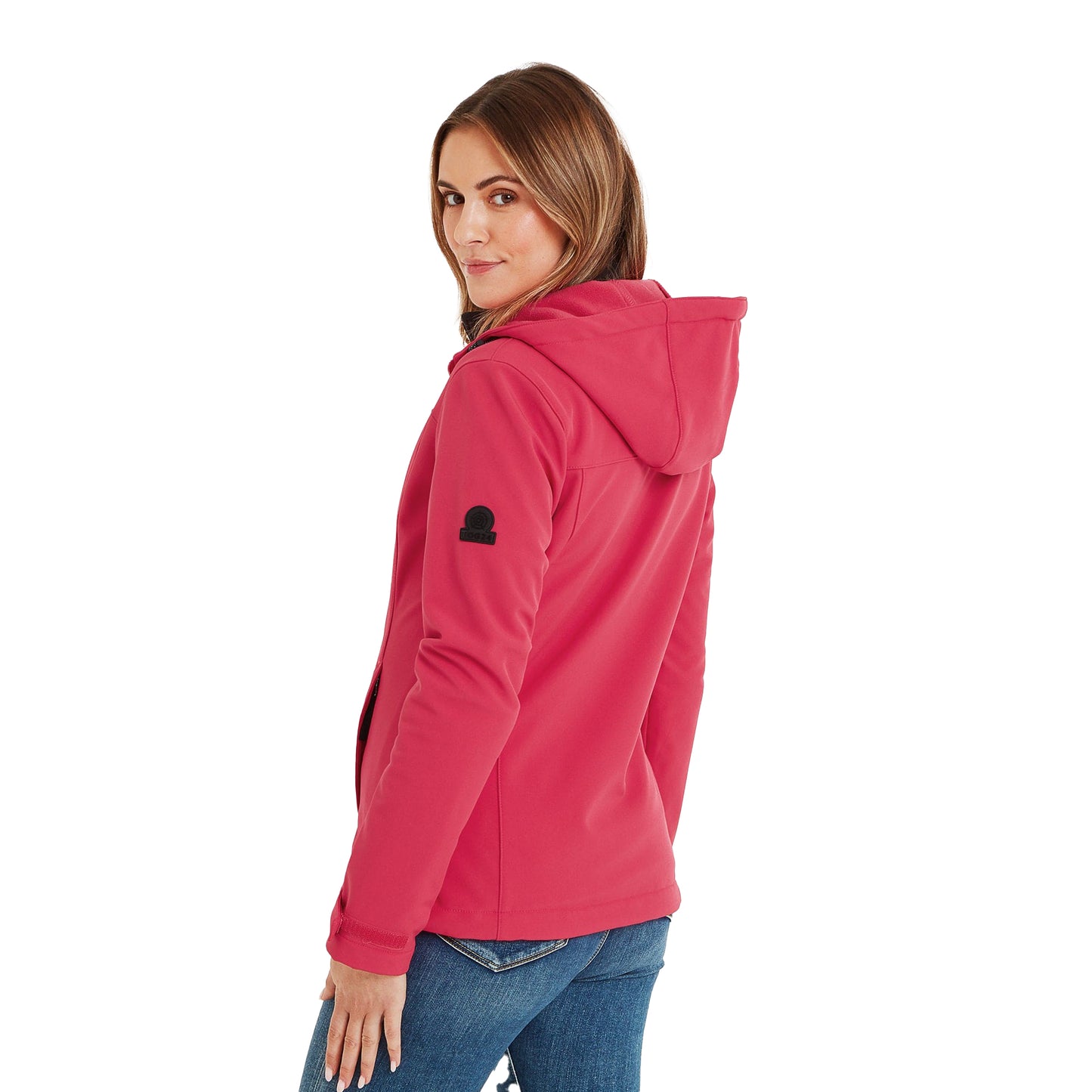 Fuchsia Pink - Back - TOG24 Womens-Ladies Keld Hooded Soft Shell Jacket