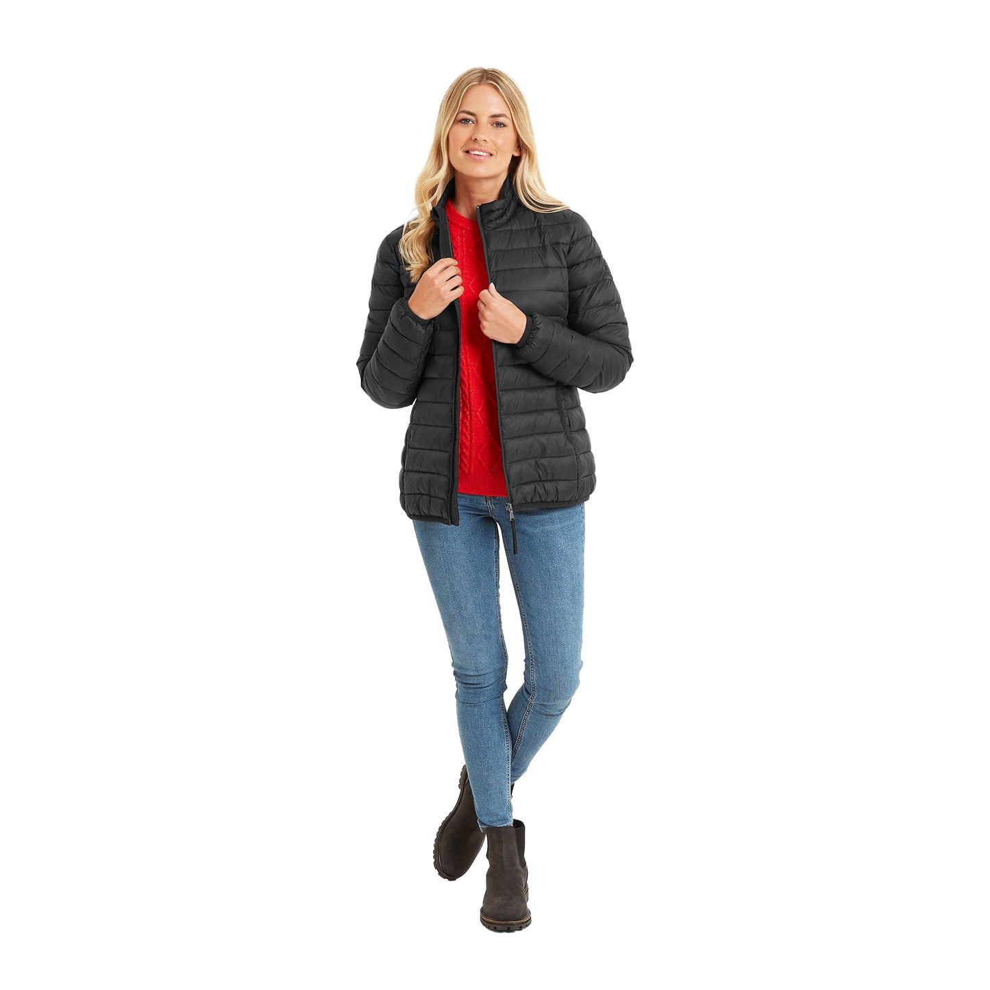 Black - Lifestyle - TOG24 Womens-Ladies Gibson Insulated Padded Jacket