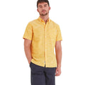 Bright Yellow - Side - TOG24 Mens Dwaine Short-Sleeved Shirt