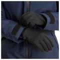 Black - Back - TOG24 Unisex Adult Surge Power Stretch Gloves