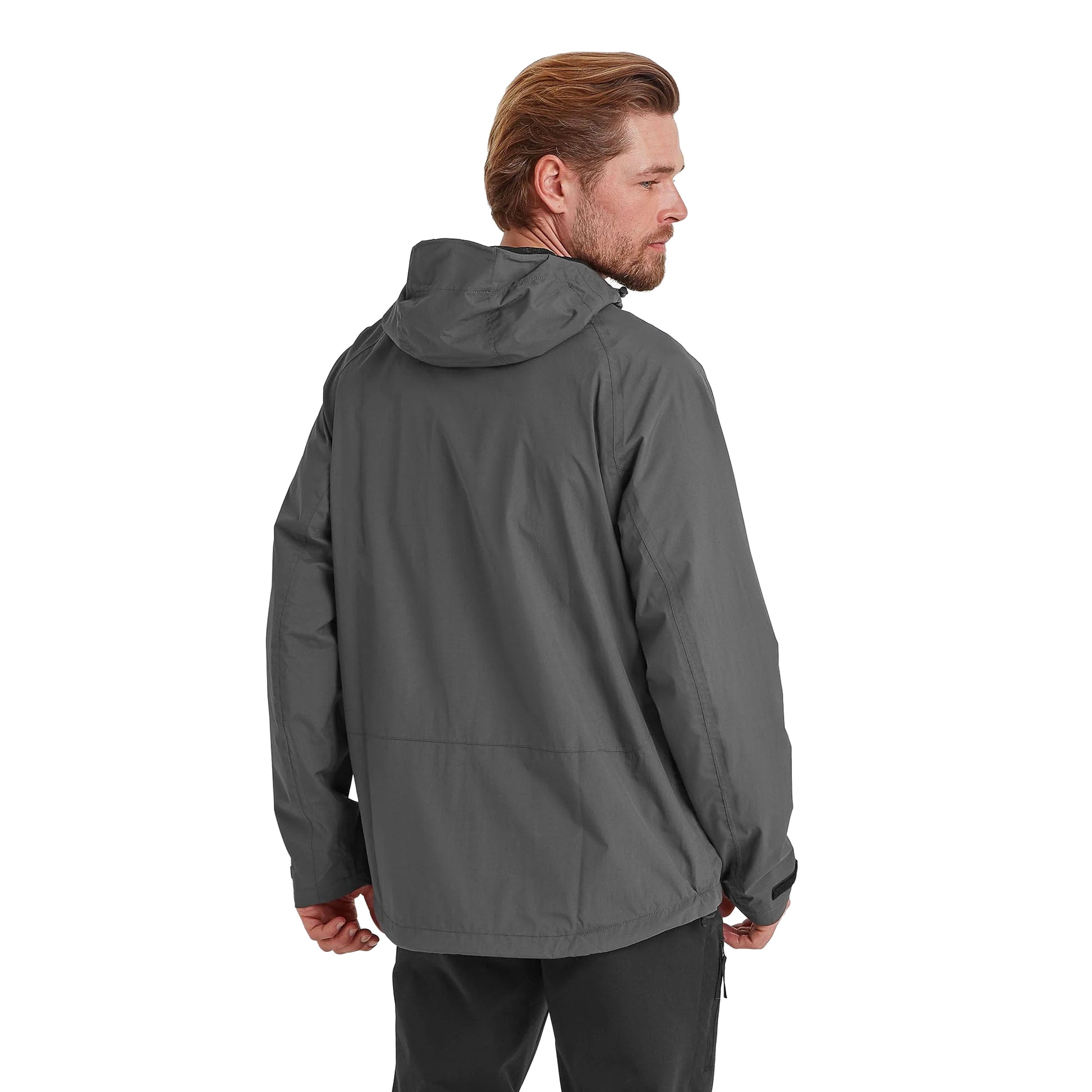 Soot Grey - Back - TOG24 Mens Brigsteer Waterproof Jacket
