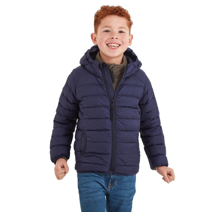 Navy - Side - TOG24 Childrens-Kids Midsley Down Jacket