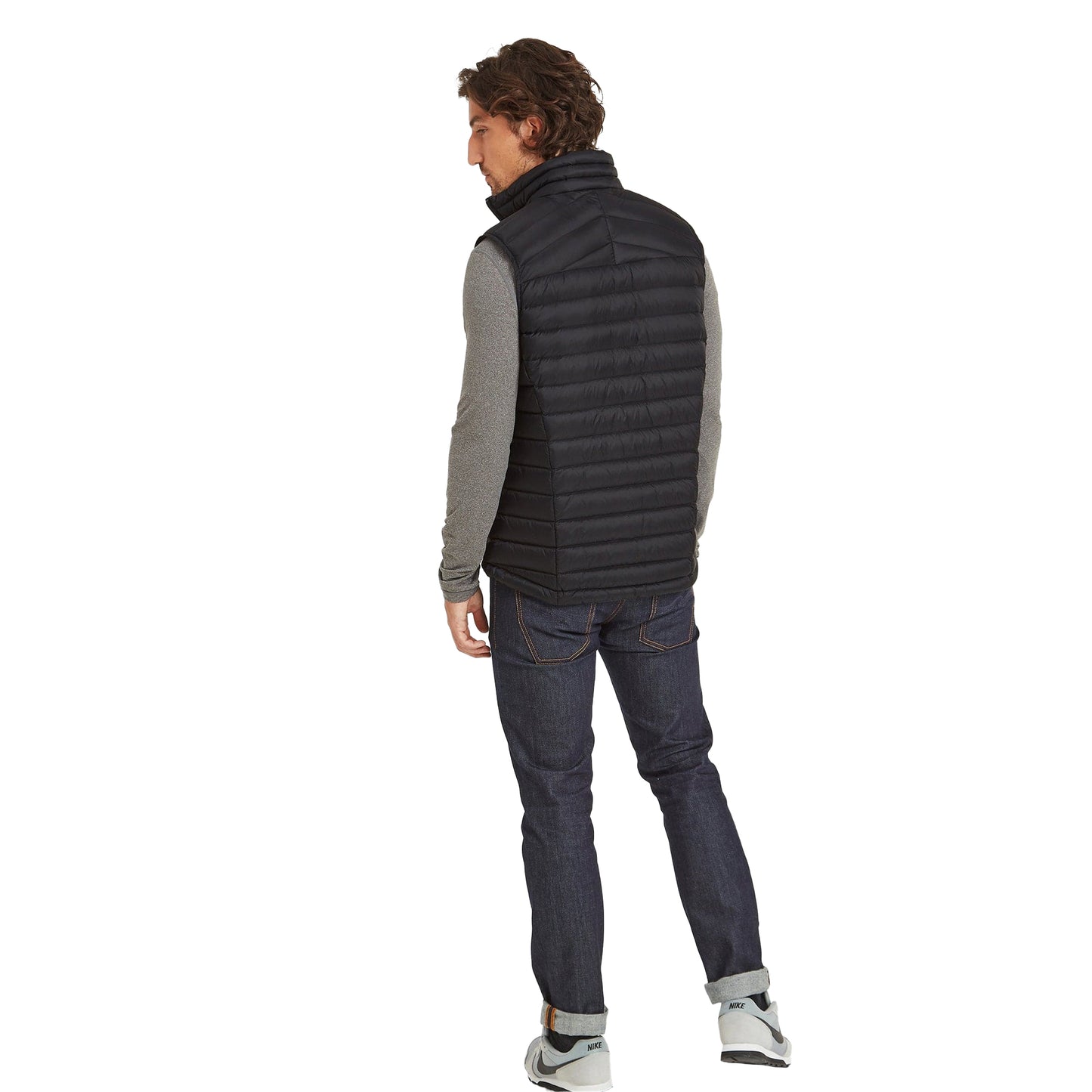 Black - Back - TOG24 Mens Drax Down Gilet