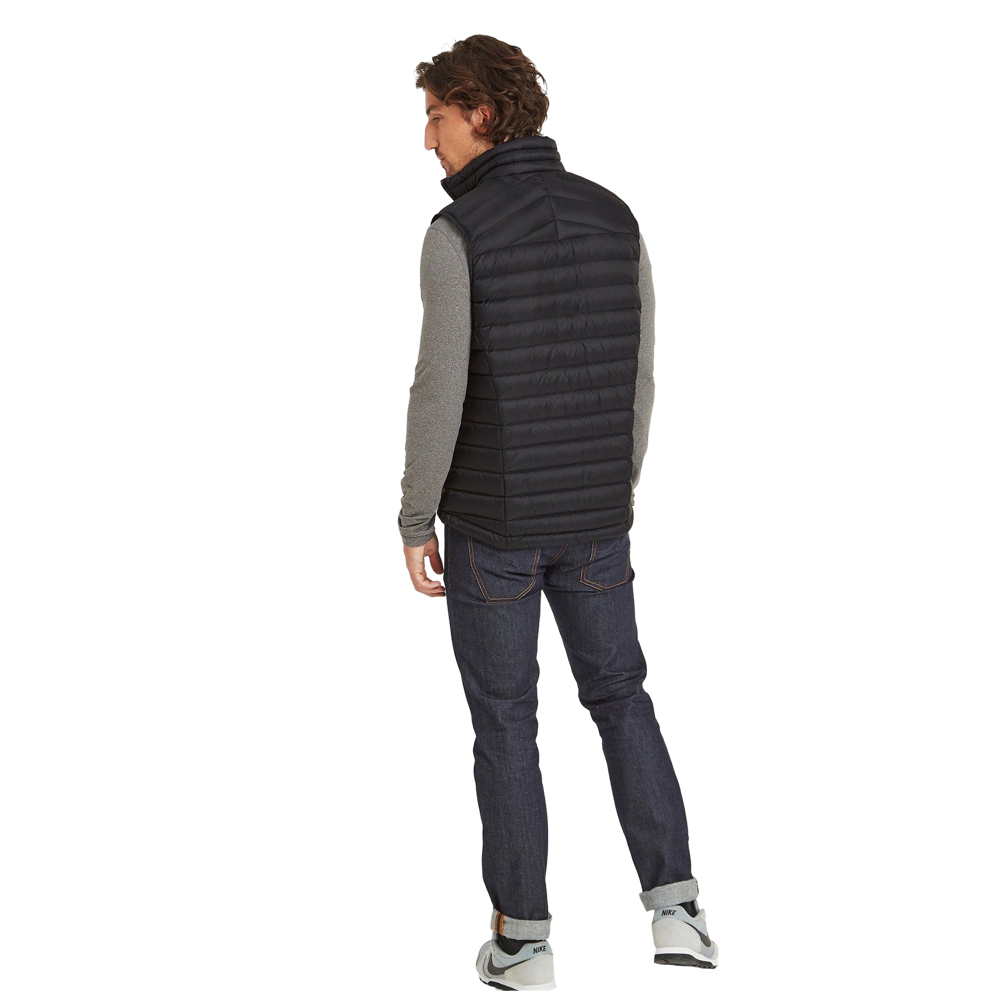 Black - Back - TOG24 Mens Drax Down Gilet