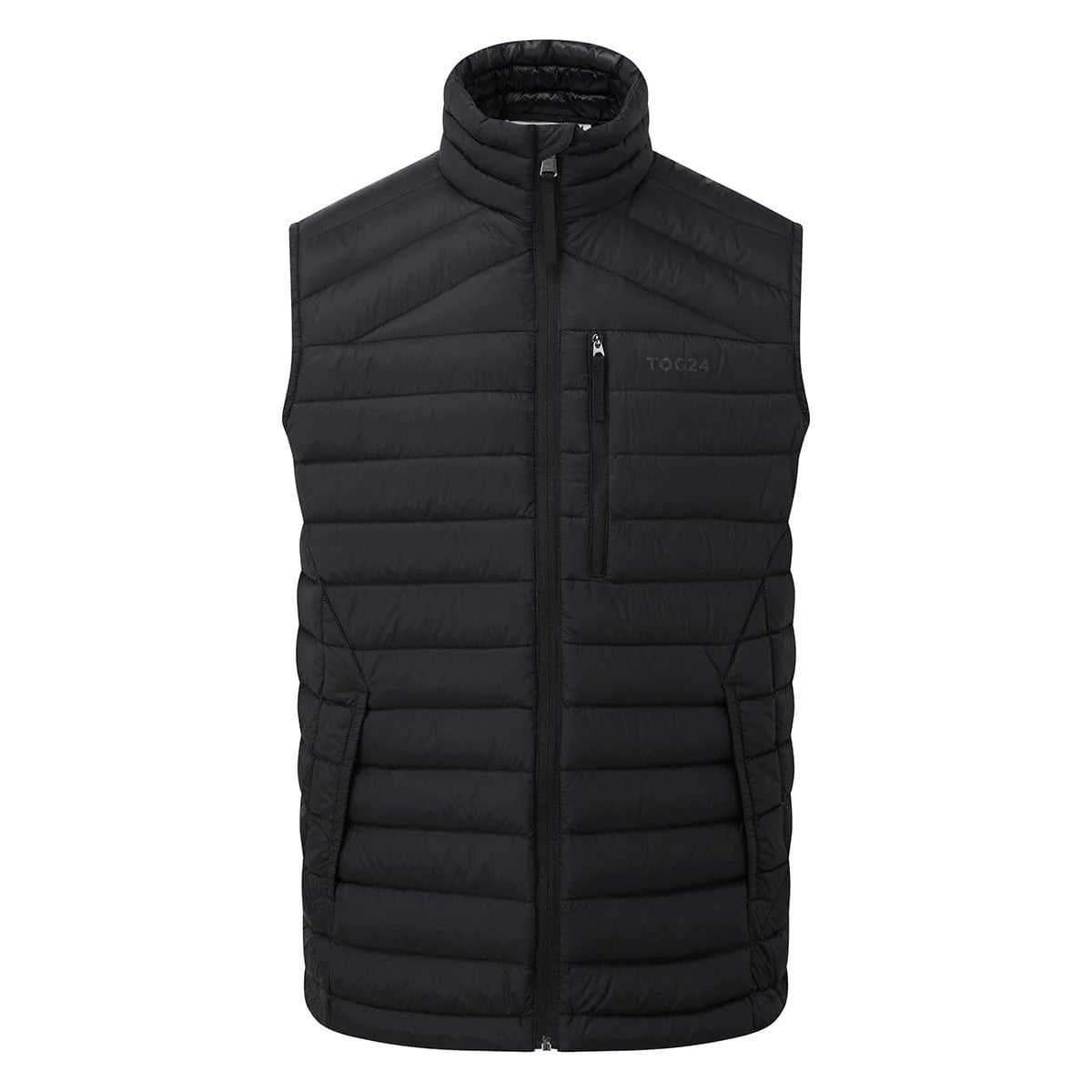 Black - Front - TOG24 Mens Drax Down Gilet