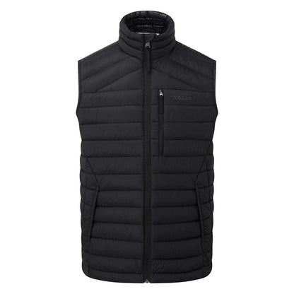 Black - Front - TOG24 Mens Drax Down Gilet