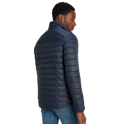 Navy - Back - TOG24 Mens Down Funnel Neck Padded Jacket