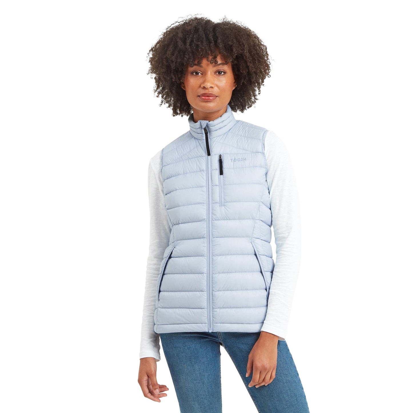 Ice Blue - Side - TOG24 Womens-Ladies Drax Down Gilet