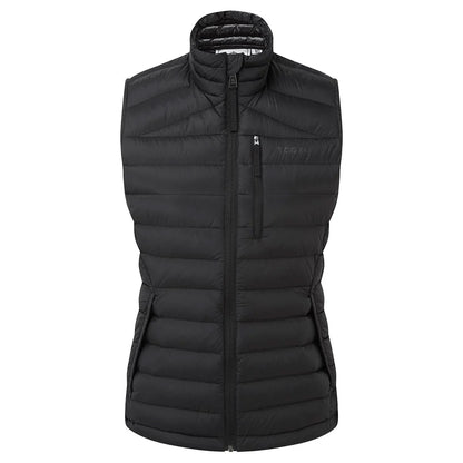 Black - Front - TOG24 Womens-Ladies Drax Down Gilet