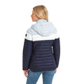 Navy-White-Blue - Back - TOG24 Womens-Ladies Garriston Colour Block Padded Jacket