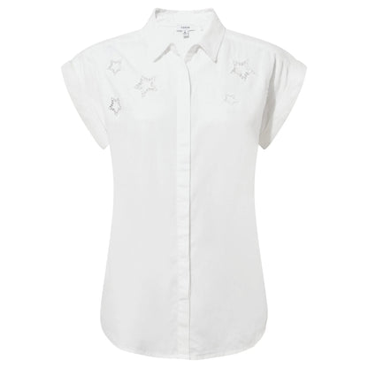 Optic White - Front - TOG24 Womens-Ladies Scarlett Star Shirt