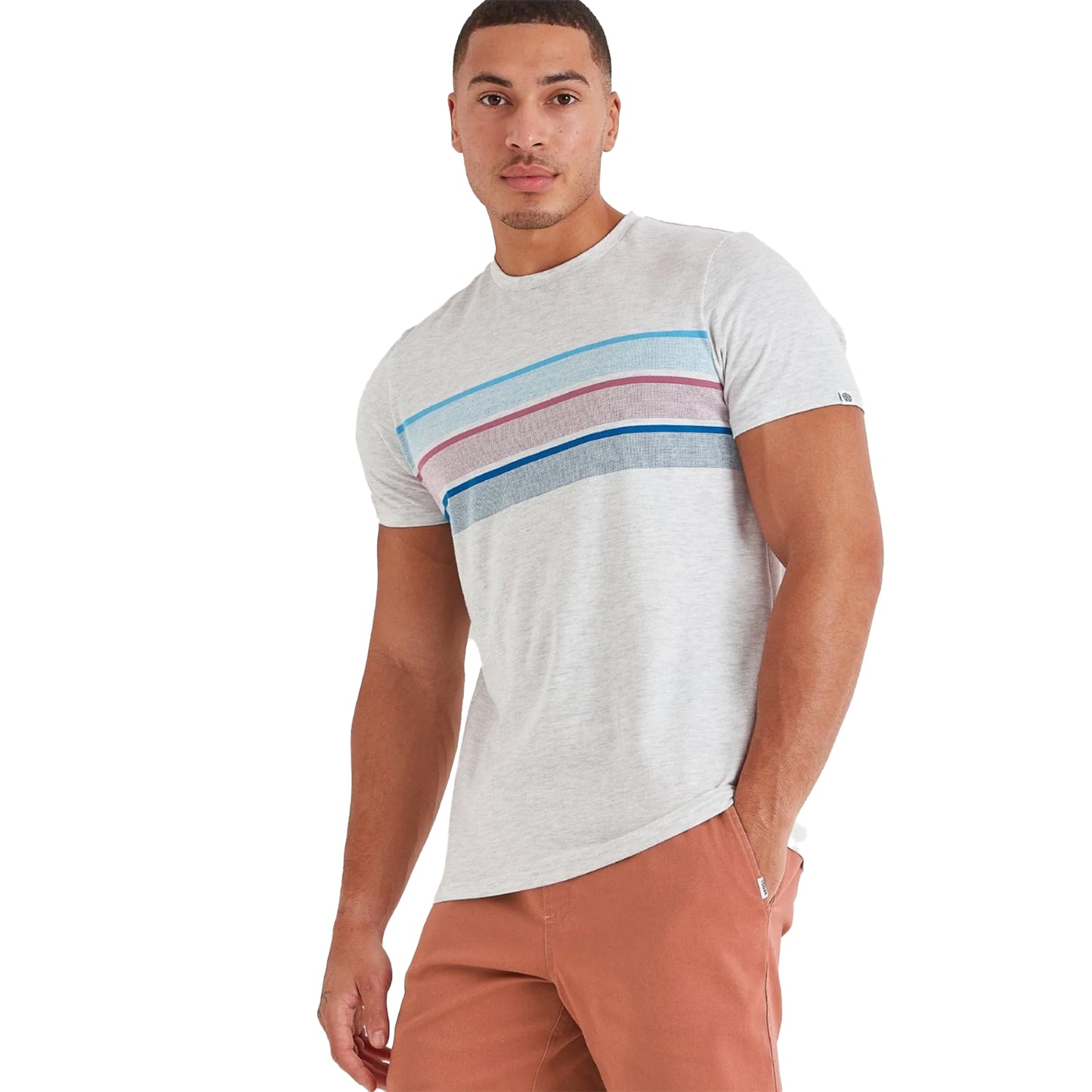 Ice Grey Marl - Side - TOG24 Mens Sudbury T-Shirt