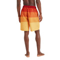 Tangerine - Back - TOG24 Mens Felix Contrast Striped Swim Shorts