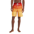 Tangerine - Side - TOG24 Mens Felix Contrast Striped Swim Shorts