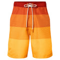 Tangerine - Front - TOG24 Mens Felix Contrast Striped Swim Shorts