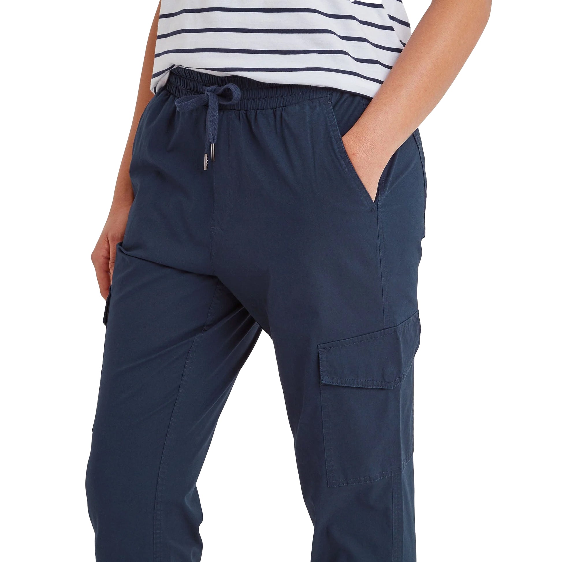 Dark Indigo - Side - TOG24 Womens-Ladies Cahill Cargo Trousers