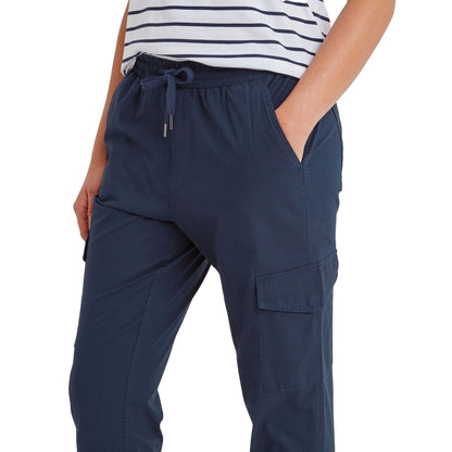 Dark Indigo - Side - TOG24 Womens-Ladies Cahill Cargo Trousers