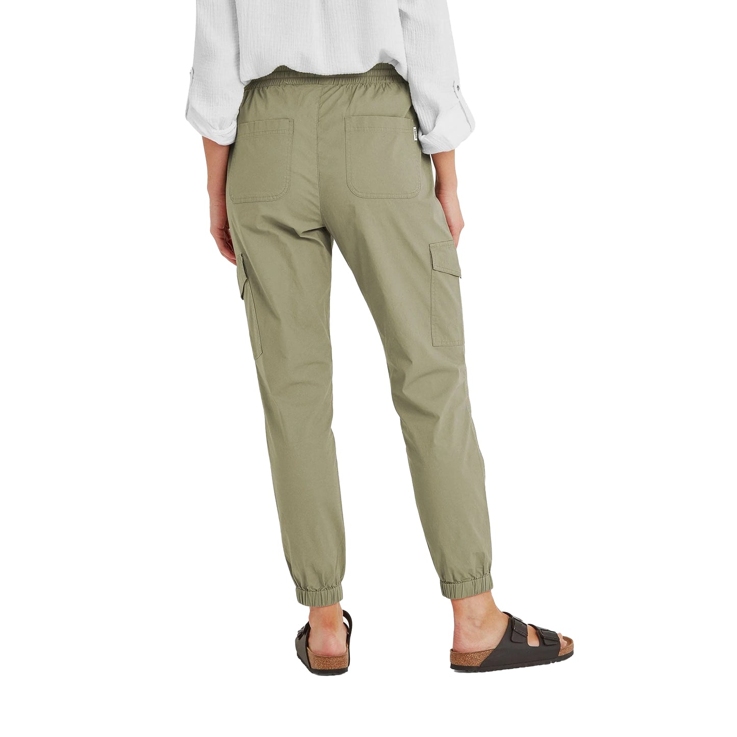 Sage Green - Back - TOG24 Womens-Ladies Cahill Cargo Trousers