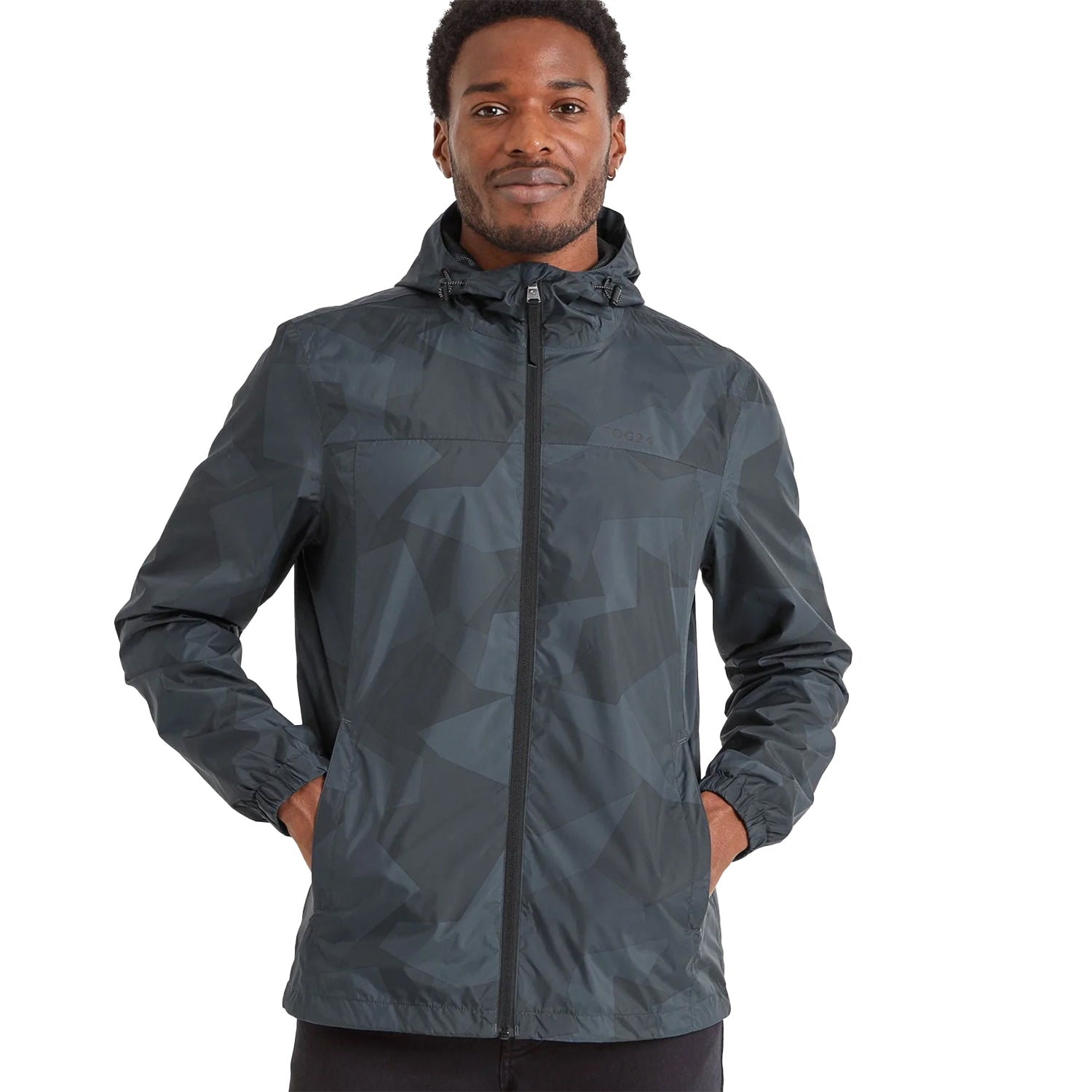 Dark Indigo - Lifestyle - TOG24 Mens Craven Milatex Camo Waterproof Jacket