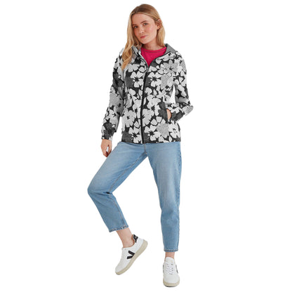 Black-White - Lifestyle - TOG24 Womens-Ladies Craven Milatex Floral Jacket