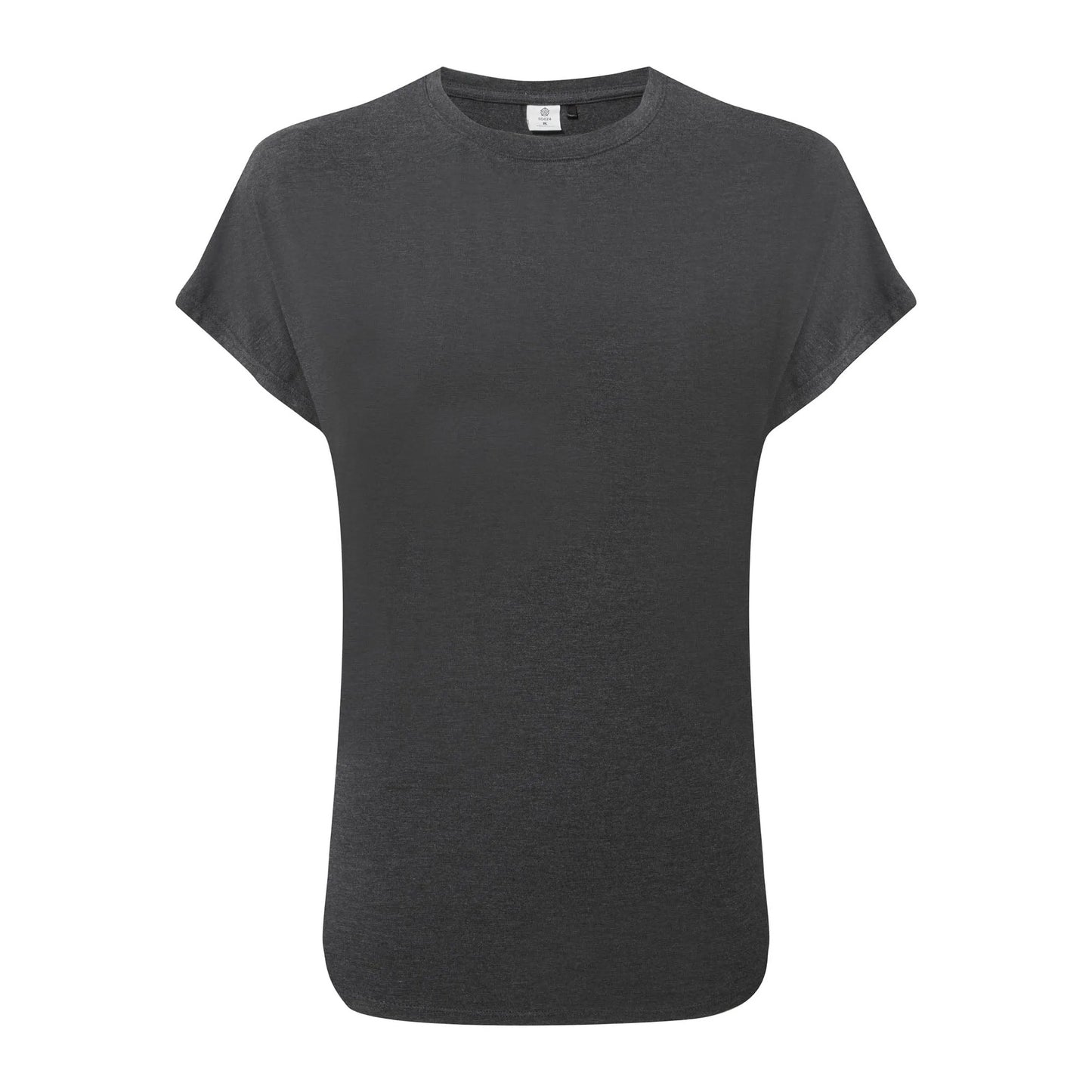 Black Marl - Front - TOG24 Womens-Ladies Bursell Bamboo Technical Top
