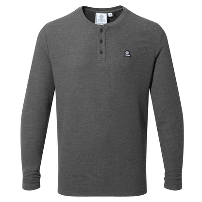 Dark Grey - Front - TOG24 Mens Sutherland Marl Long-Sleeved T-Shirt