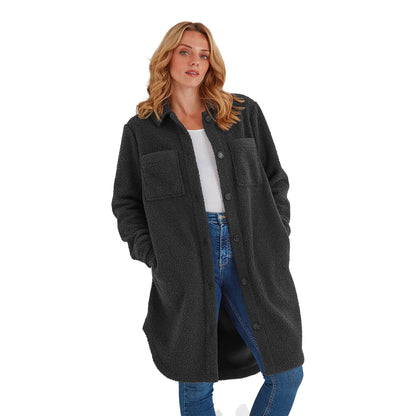 Washed Black - Side - TOG24 Womens-Ladies Reydon Shirt Jacket