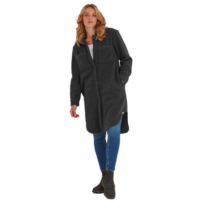 Washed Black - Lifestyle - TOG24 Womens-Ladies Reydon Shirt Jacket