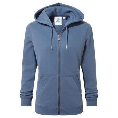 Blue Stone - Front - TOG24 Womens-Ladies Mia Full Zip Hoodie