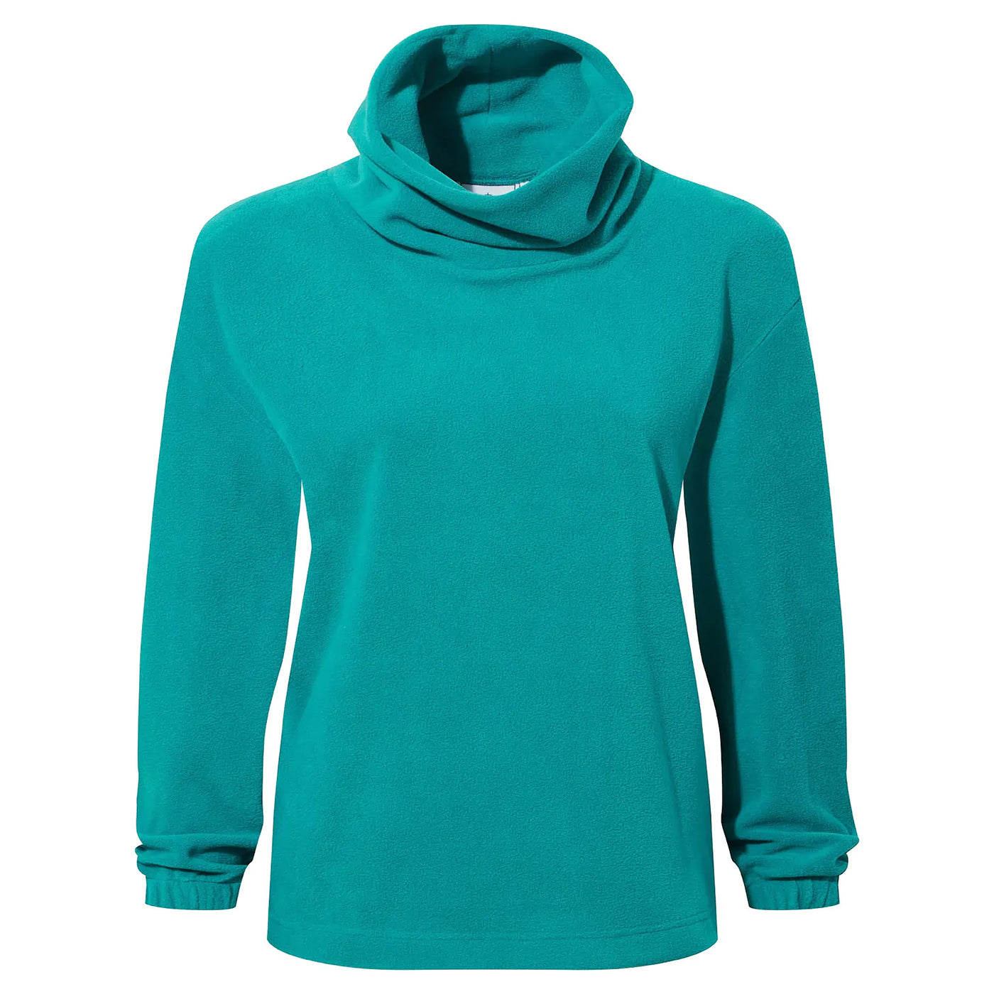 Teal - Front - TOG24 Womens-Ladies Mauly Funnel Neck Fleece Top