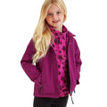 Purple Berry - Side - TOG24 Childrens-Kids Koroma Softshell Hooded Jacket