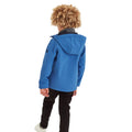 Aegean Blue - Back - TOG24 Childrens-Kids Koroma Softshell Hooded Jacket