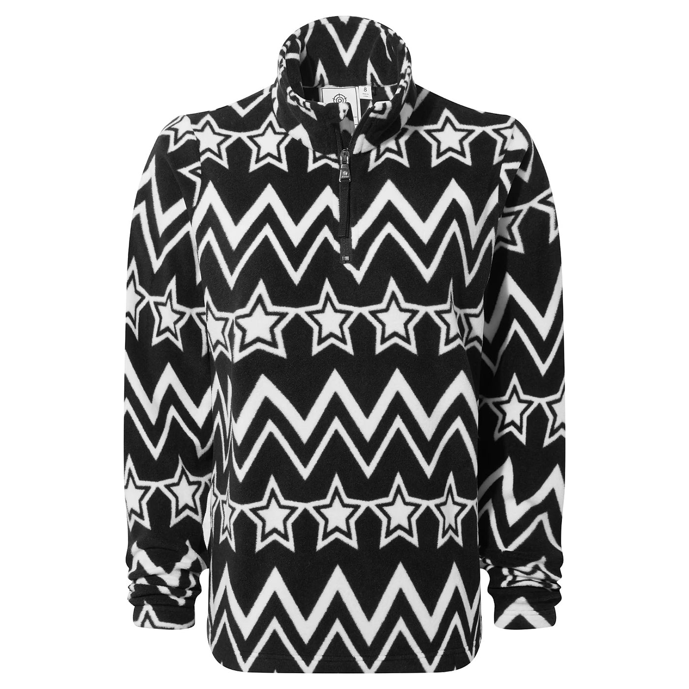 Black - Front - TOG24 Womens-Ladies Hilder Fleece Pullover