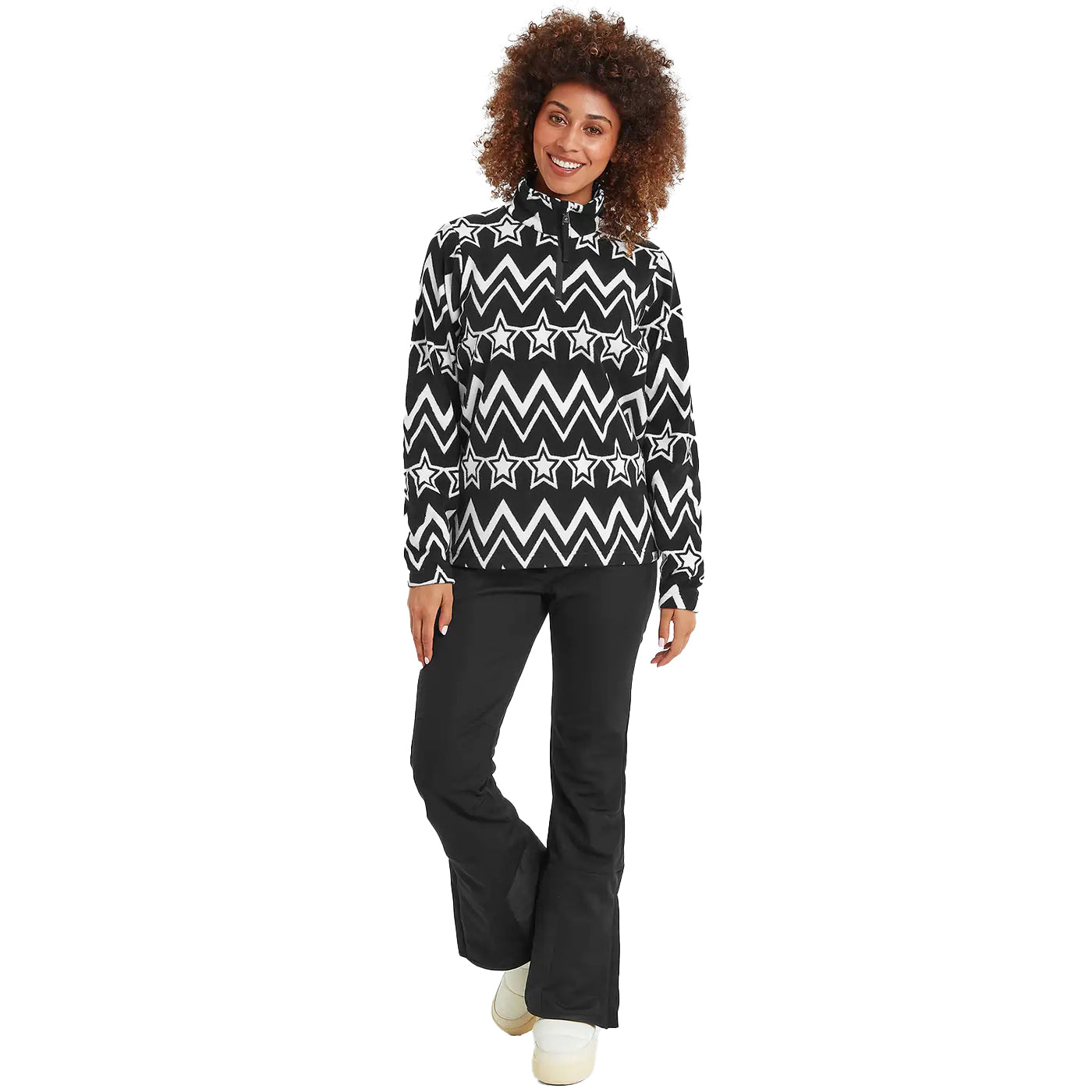 Black - Lifestyle - TOG24 Womens-Ladies Hilder Fleece Pullover