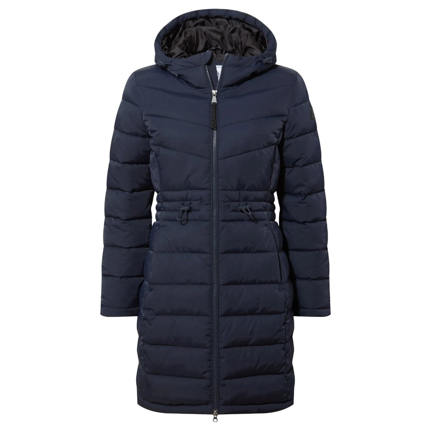 Dark Indigo - Front - TOG24 Womens-Ladies Orton Padded Parka